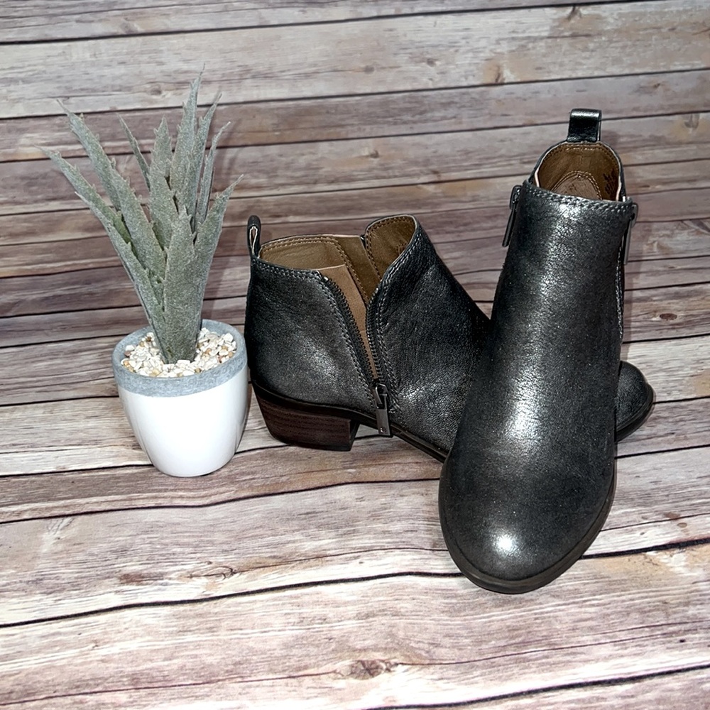 Lucky Brand Silver Bootie 6